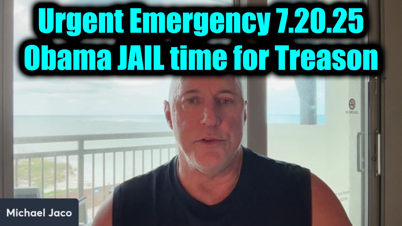 JAC. Obama JAIL time for Treason. 7-20-25-AT-1PM-CST-10-EST #TRUTH