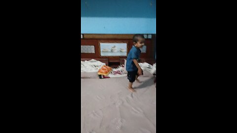 indian kid dancing in a Indian song