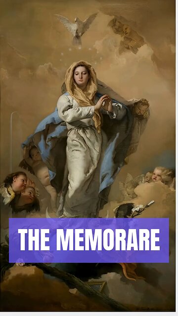 O MOTHER OF THE WORD INCARNATE DESPISE NOT OUR PETITIONS BUT IN THY MERCY HEAR AND ANSWER US AMĔN 🙏