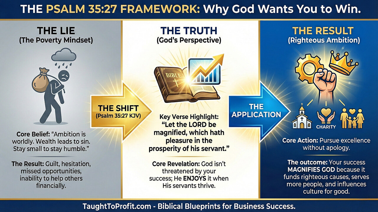 Stop Apologizing For Being An Ambitious Christian! (Psalm 35:27)