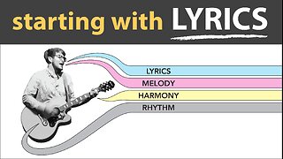 Songwriting TIP -- starting with LYRICS