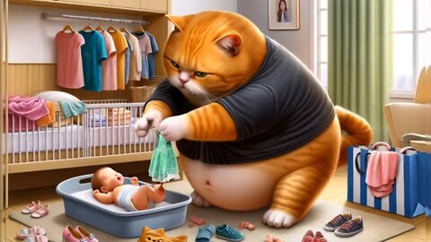 Orange cat ai| Orange cat videos| Orange cat rescue baby