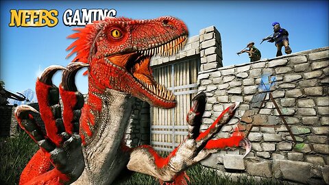 We Built a Wall and Made the Alpha Raptors Pay for It!!! - ARK Survival Evolved