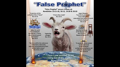 052725 The iniquity of the lamb, who is the Pope, will be raised up. the accursed Beast, Matteo