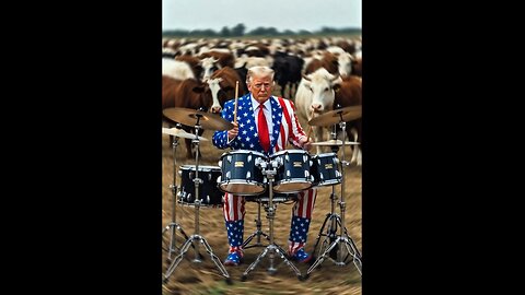 Donald Trump playa for thr farm animals.