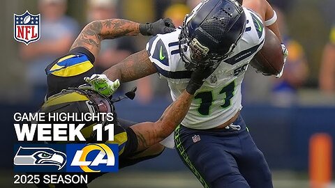 Seattle Seahawks Seahawks vs Los Angeles Rams week 11 game highlights