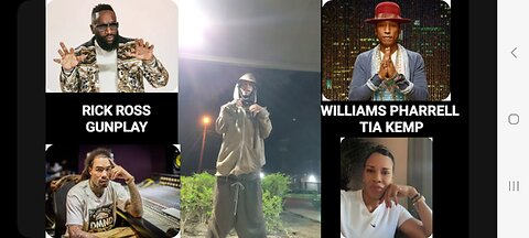 RICK ROSS GO TOO PARIS TOO COLLAB WIT WILLIAMS PHARRELL "FO MONEY" TIA KEMP SPAZZIN GVNPLAY CRASH💪🏾🔵