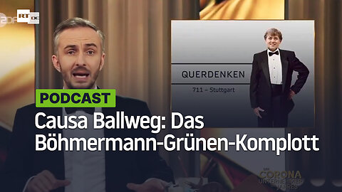 Causa Ballweg: Das Böhmermann-Grünen-Komplott gegen einen missliebigen Bürger