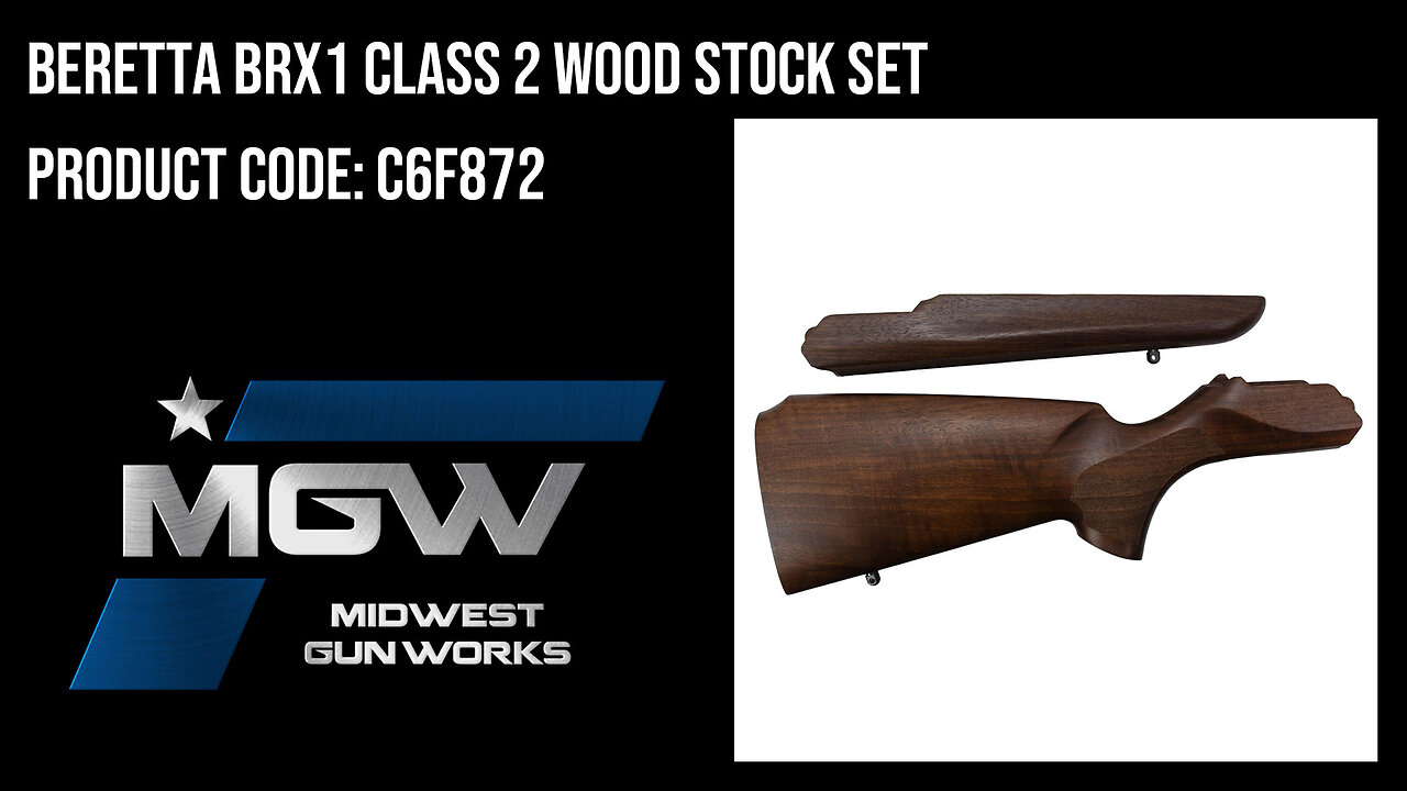 Beretta BRX1 Class 2 Wood Stock Set - C6F872