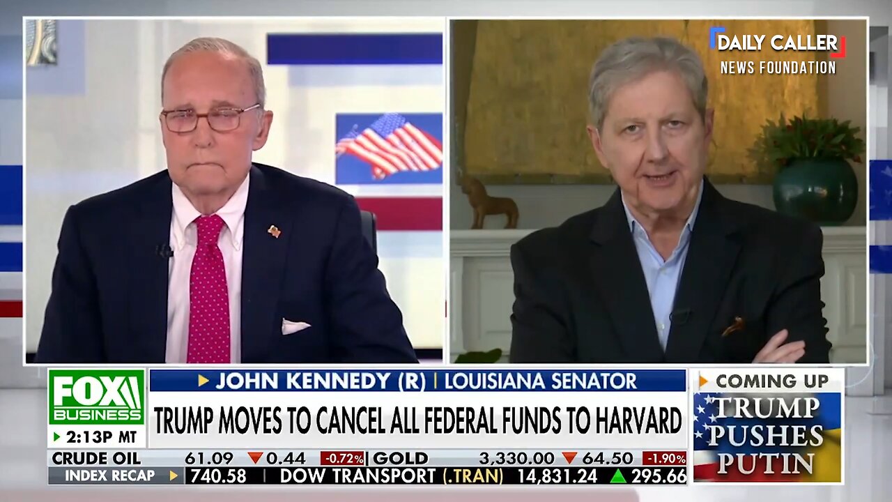 Rep. John Kennedy Slams Harvard as 'Overpriced Indoctrination Mill'