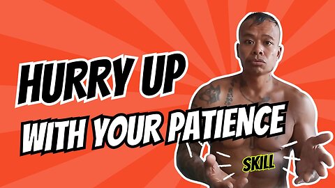 Vlog #80 Sunday: Put In The Work Daily - Hurry Up And Be Patient