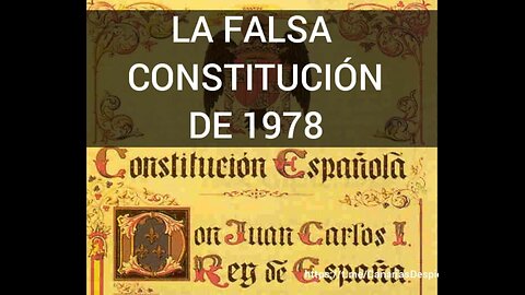 LA FALSA CONSTITUCIÓN DEL 78