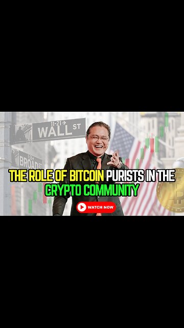 💡 The Role of Bitcoin Purists in the Crypto Community