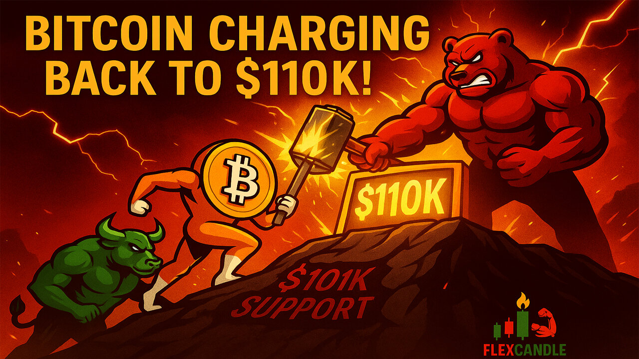 Bitcoin’s Make-or-Break Moment: Will Bulls Defend $110K or Fall Below? ⚠️ EP. 185