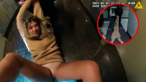 OMG 😱 Domestic violence Call Turns Shocking Woman Assaults Responding Officers! 🚨