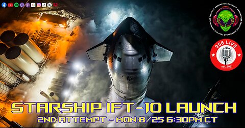 Starship IFT-10 Launch - 2nd Attempt!