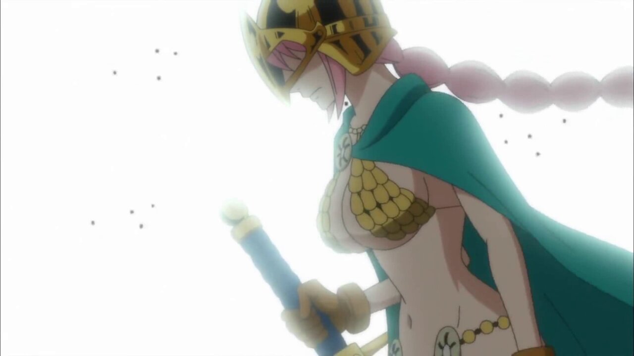 One Piece - Rebecca entering the coliseum