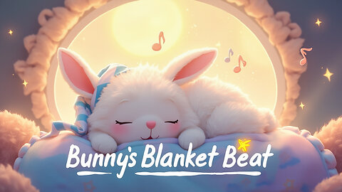 Bunny’s Blanket Beat 🐰🛌 | Soft Bedtime Lullaby for Kids | Mellow Monday 🌙