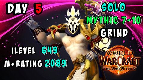 🔴LIVE - DAY 5 - WOW NOOB TAKES ON MYTHIC + DUNGEON SYSTEM - NOT STOPPING UNTIL WE BREAK RECORDS