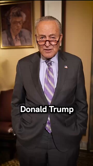 SEN. SCHUMER: "Democrats stood strong, & Donald Trump faded away."