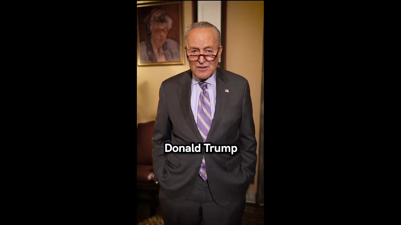 SEN. SCHUMER: "Democrats stood strong, & Donald Trump faded away."