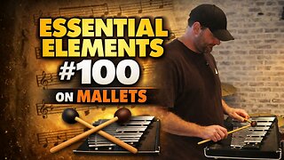 How to Play Musical Sentences: Essential Elements #100 on Mallets