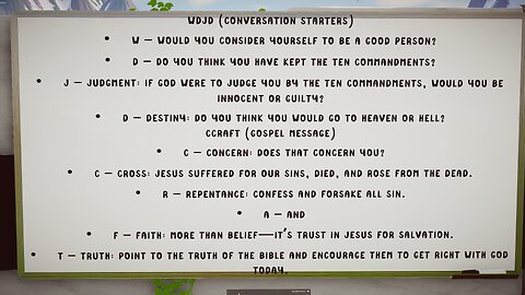 9.10.25 Evangelism Lesson 5 With Joshua Whitewolf