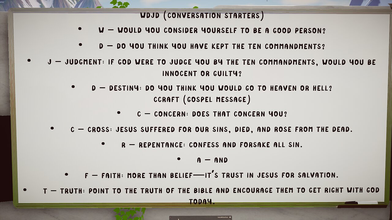 9.10.25 Evangelism Lesson 5 With Joshua Whitewolf