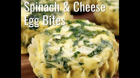 Spinach & Cheese Egg Bites