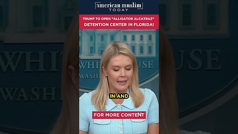 Trump to open 'alligator alcatraz' detention centre in Florida.