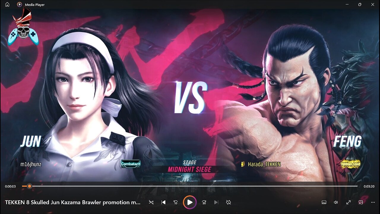 TEKKEN 8 Skulled Jun Kazama Brawler promotion match