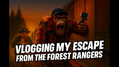 Bigfoot vlogs 2 - Almost got captured news media put spotlight on me, I escaped on the freight train