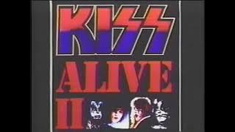 KISS "Alive 2" Album TV Commercial from 1978