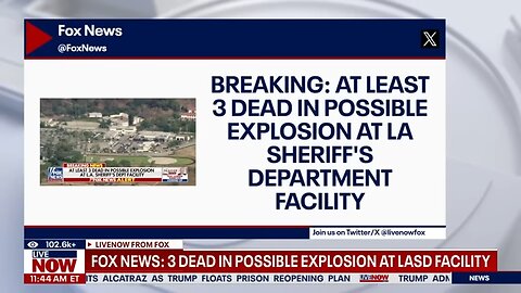 BREAKING LASD explosion: 3 dead