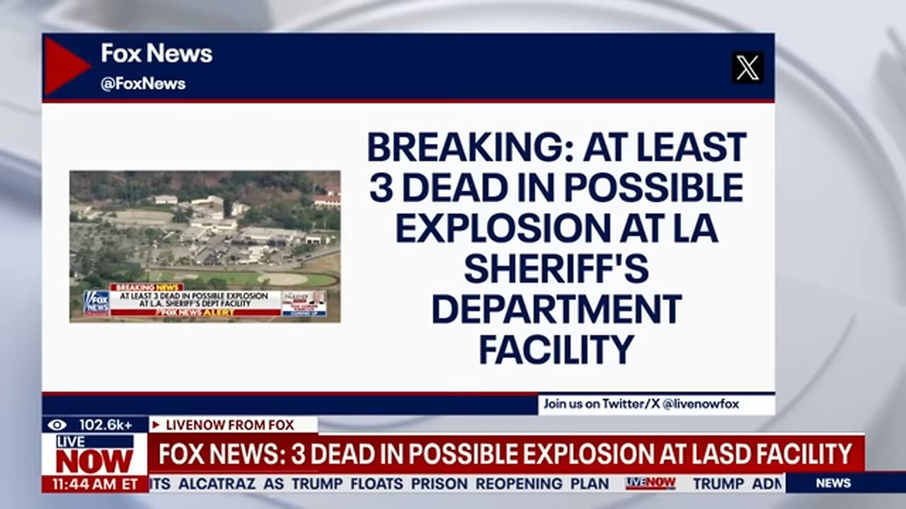 BREAKING LASD explosion: 3 dead