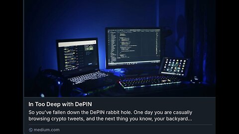 In Too Deep with DePIN | #medium #article #promo