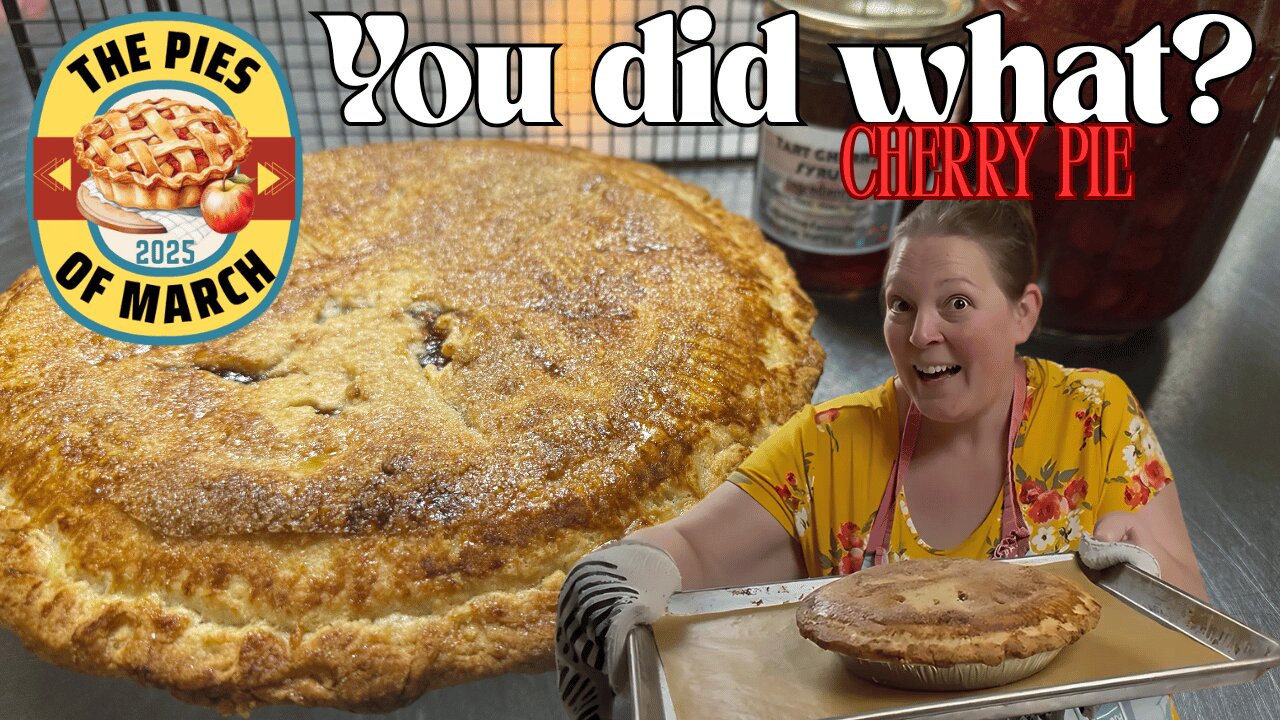 How to Make Cherry Pie with a Unique Twist: Jelly in the Filling + Easy Store-Bought Crust Hack!
