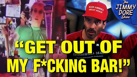 MAGA Hat Wearing Patron KICKED OUT Of Indiana Bar! w/ James Corbett