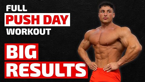 Complete Push Day Workout - Build Chest, Shoulders & Triceps in One Session