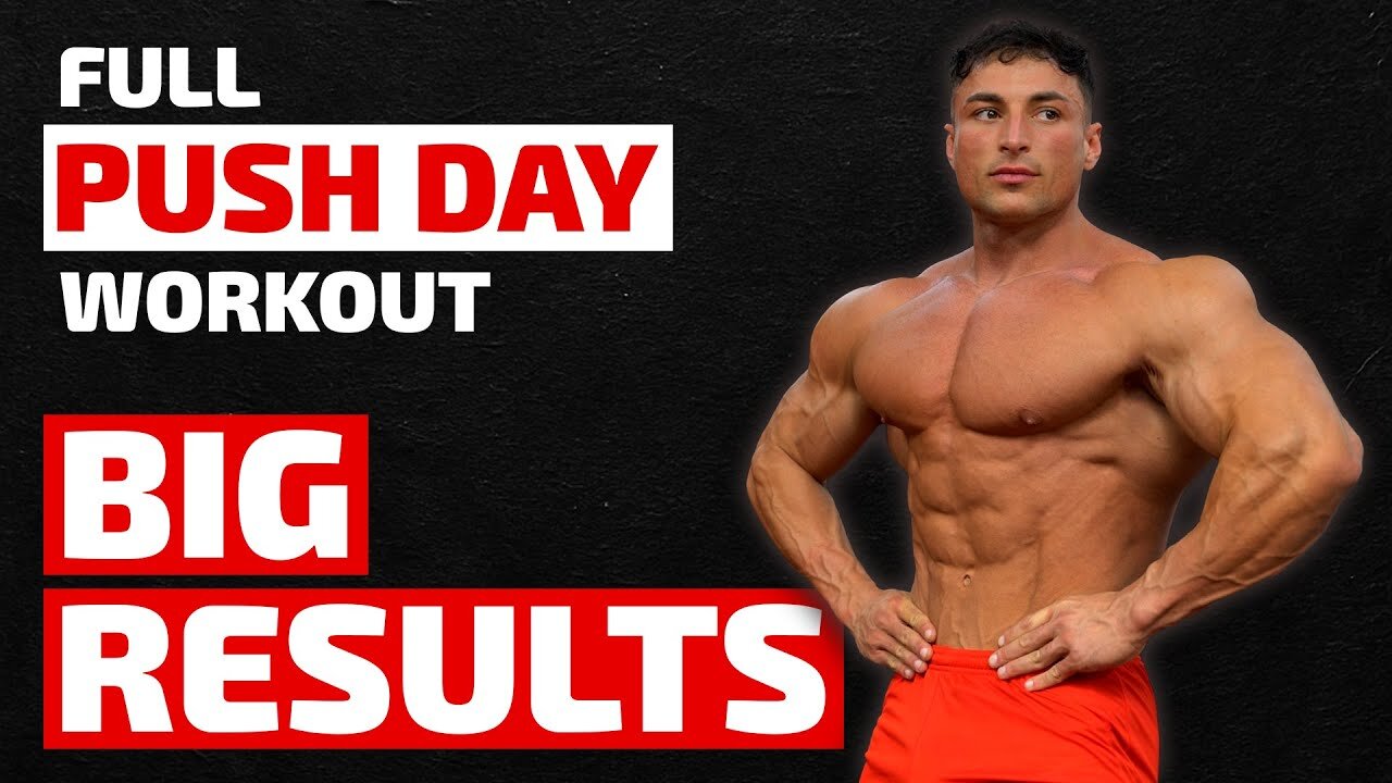 Complete Push Day Workout - Build Chest, Shoulders & Triceps in One Session