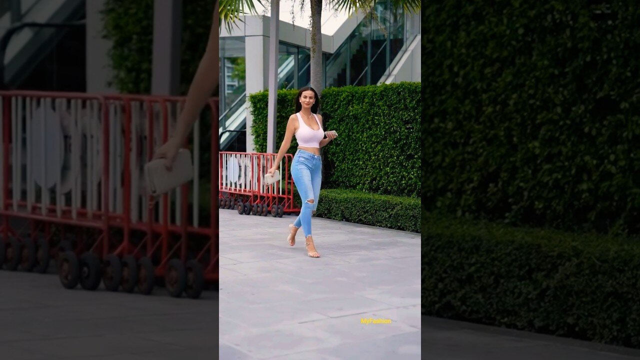 I went out again today wearing jeans #style #highheels #walking