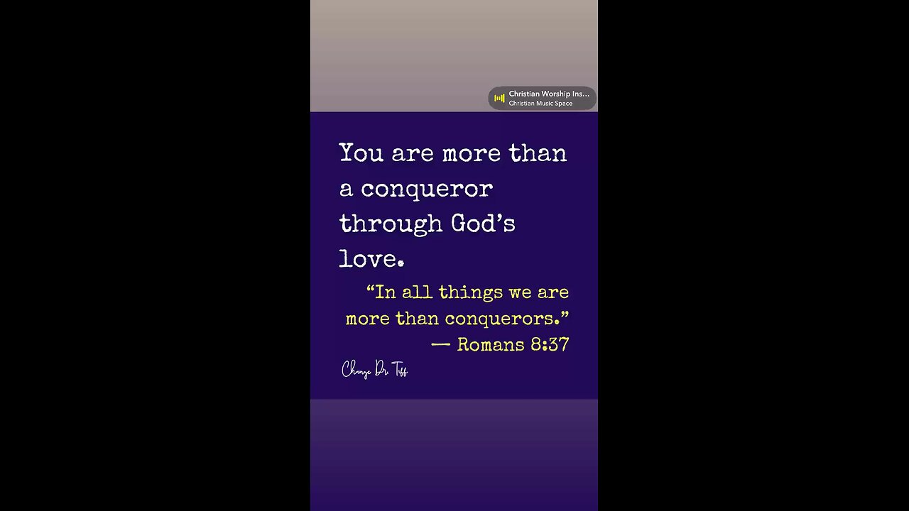 God’s love lifts you above every challenge.