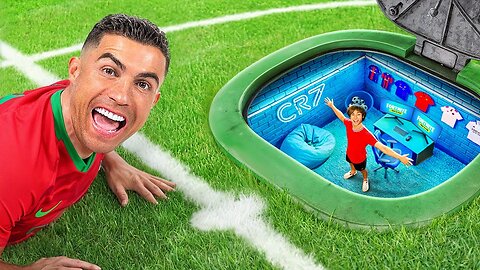 I made 5 secret rooms for Ronaldo!