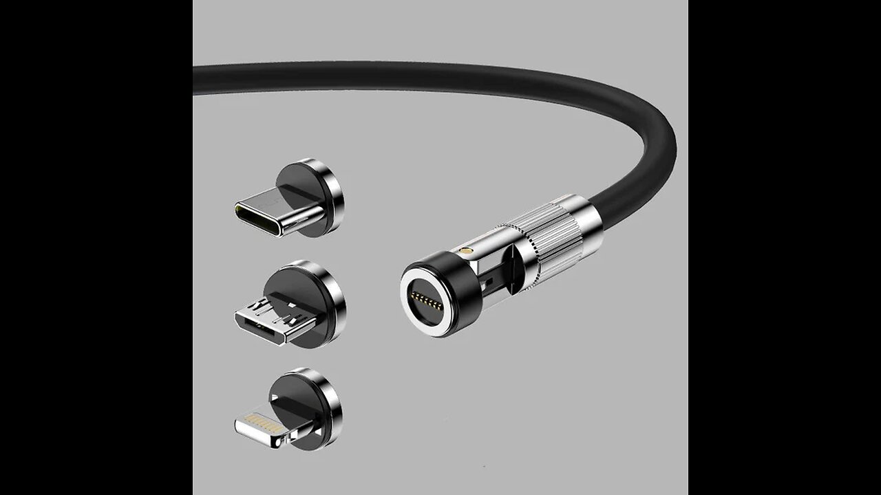 540° 3-In-1 Rotating Magnetic Cable