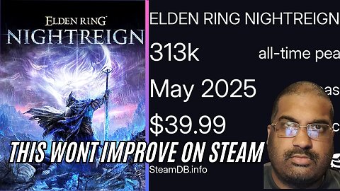 Elden Ring Nightreign STEAM Launch – 313K Players, MIXED Reviews & BAD Future?