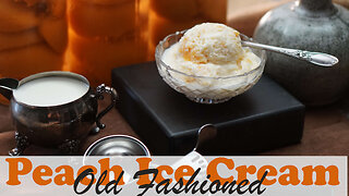 How to Make Homemade Peach Ice Cream Without an Ice Cream Maker