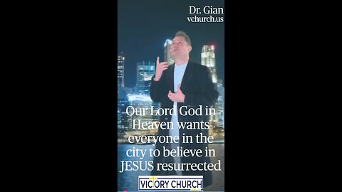 Believe in Jesus Resurrected! Dr. Gian Pastor of Victory Church - vchurch.us