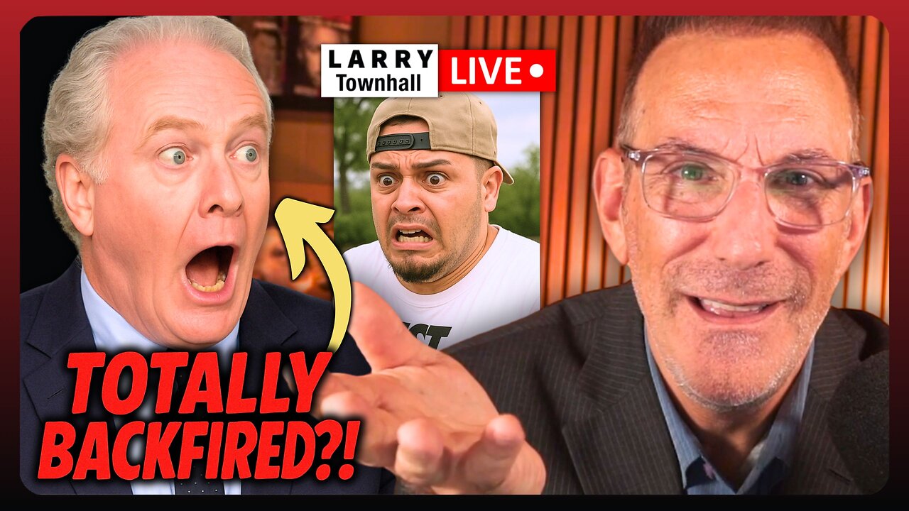 🚨Chris Van Hollen FACEPLANTS On Live TV! "Maryland Man" Hoax FAILS! | LARRY Live!