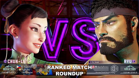 Kuya Kalbo SF6 Ranked Match Roundup. Chun Li Master Rank [Hori Fight Stick]