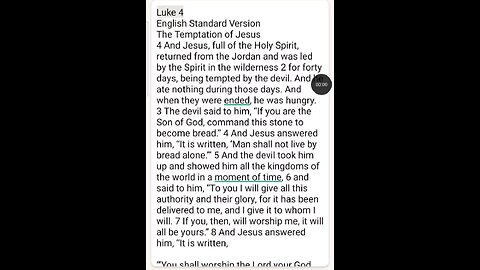 Luke Chapter 4 ESV